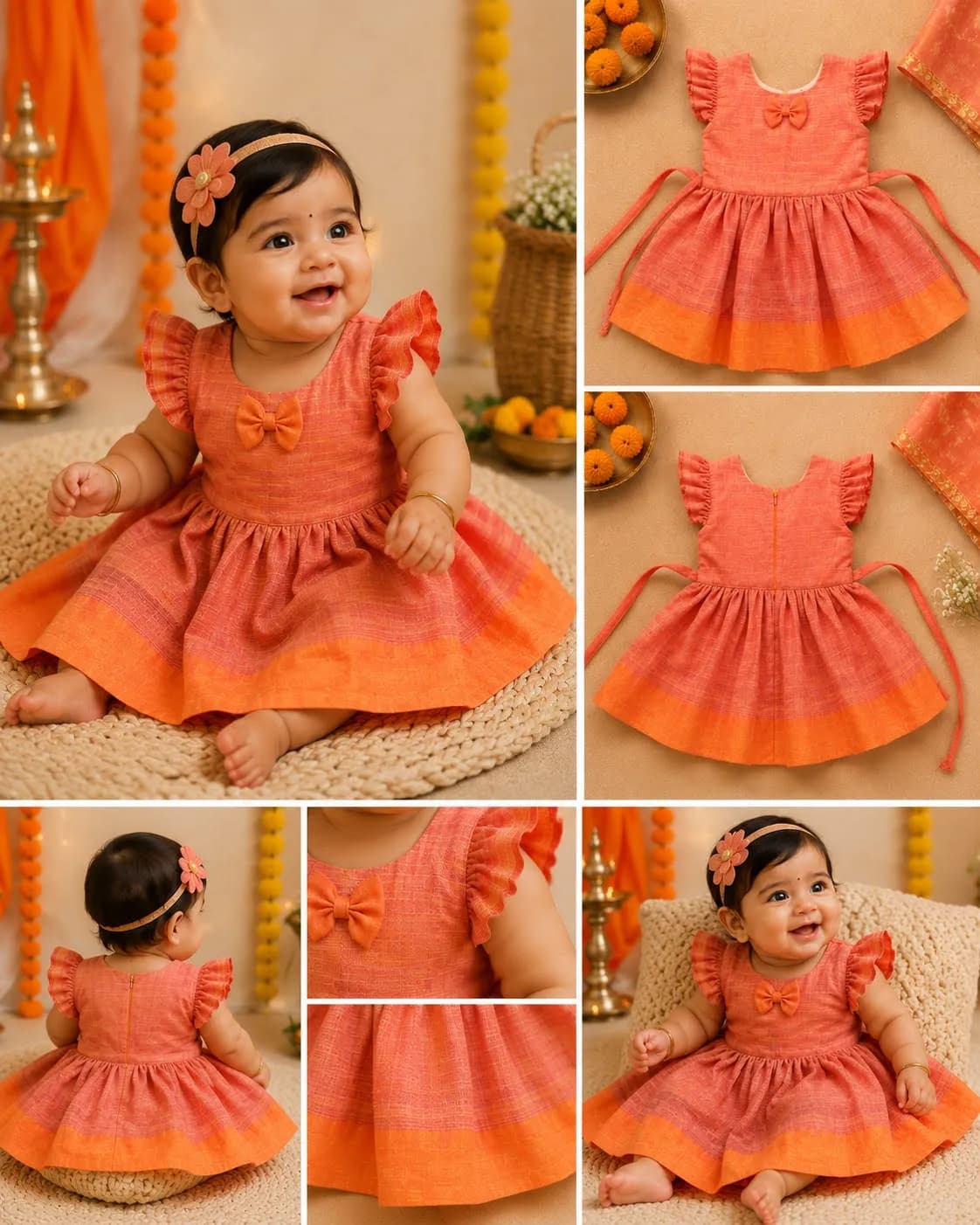 Style inspiration for Dusty Rose Ruffle-Sleeve Dress