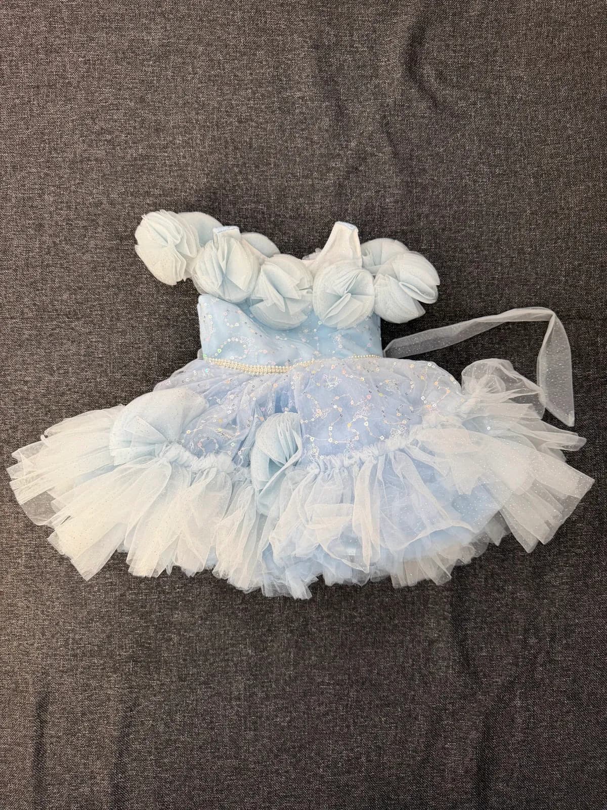Light Blue Tulle Ballerina Dress